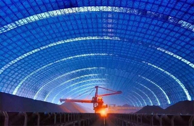 乌兰察布亿优钢构工程师为您解析原料场封闭技术的特点和类型